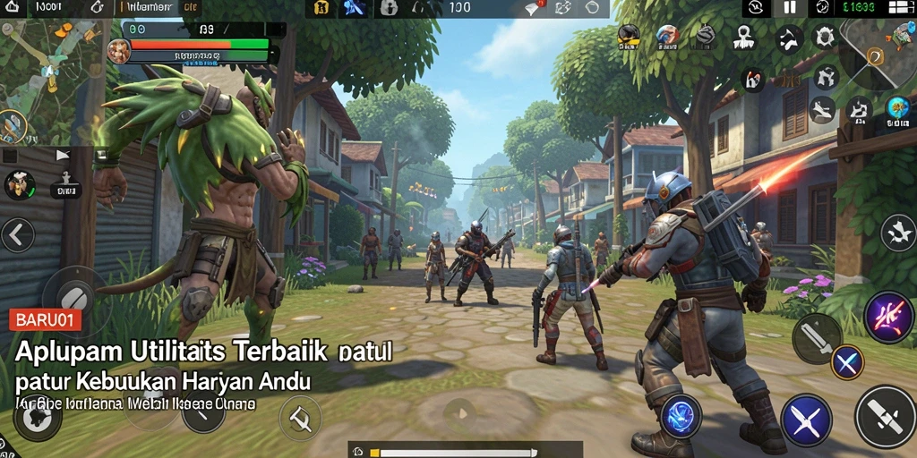 Tampilan utama BARU01 dengan fitur utilitas yang memudahkan pengguna.