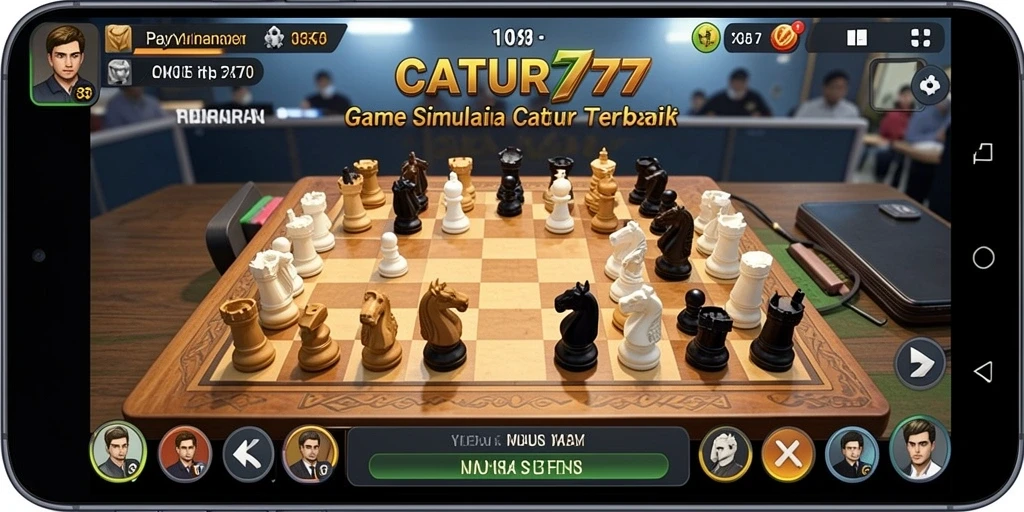 Tampilan gameplay CATUR777 yang menarik dan interaktif.