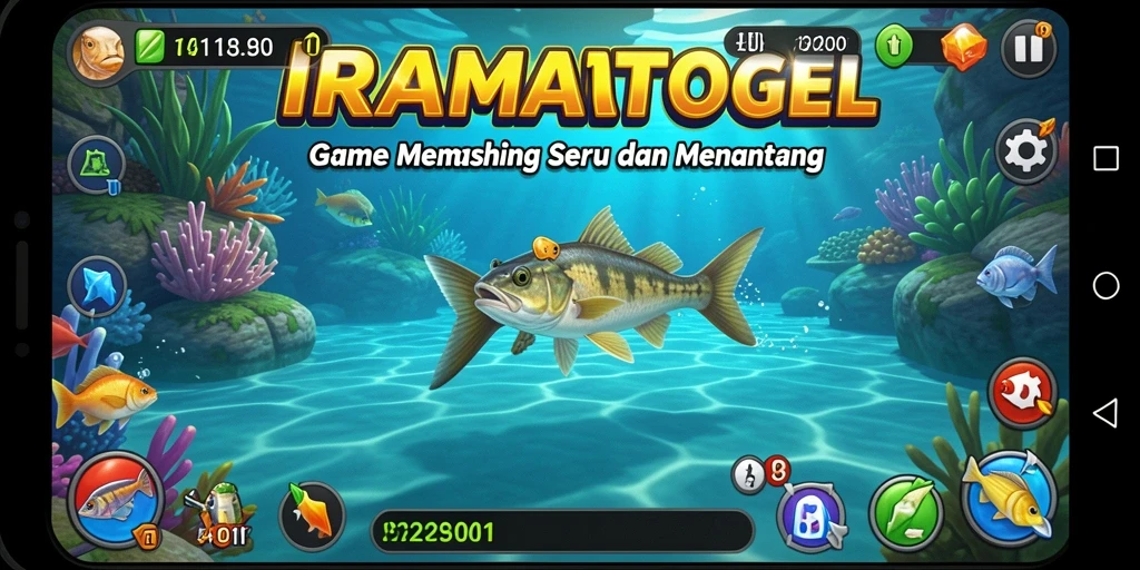 Tangkapan ikan yang fantastis dalam gameplay memancing yang mendebarkan.