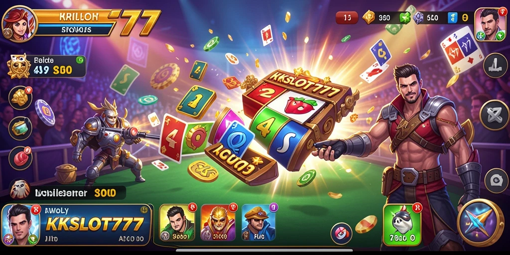 Tampilan antarmuka KKSLOT777 saat mengoptimasi perangkat untuk bermain game.