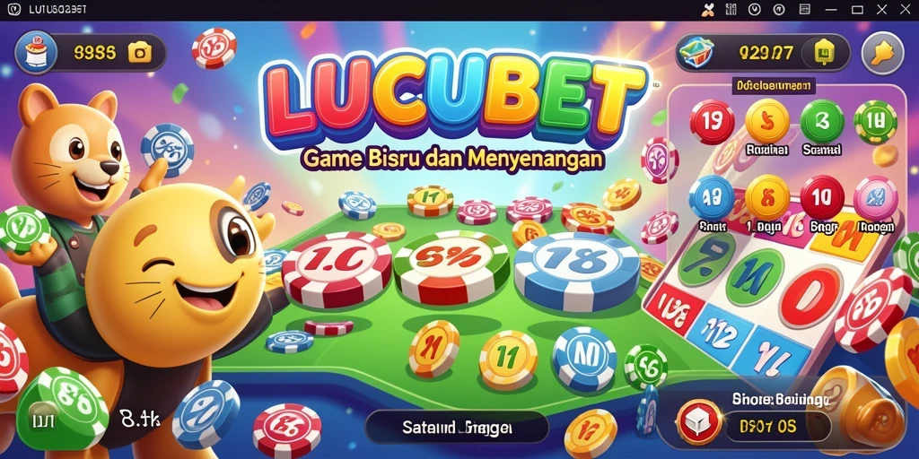 Tampilan permainan Bingo yang menarik dan interaktif di LUCUBET.