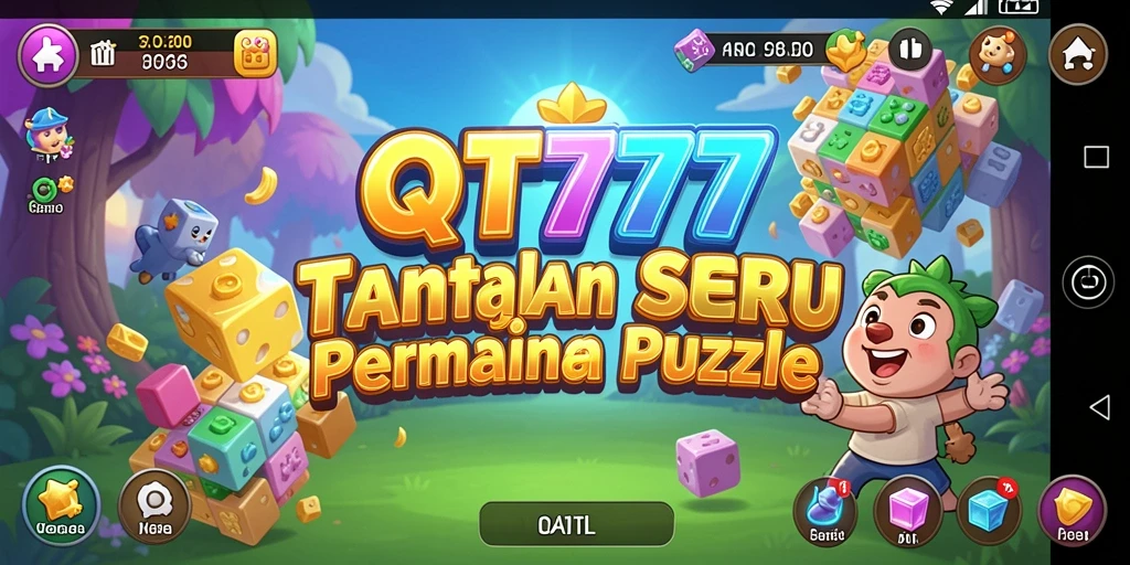 Screenshot gameplay QT777 yang menampilkan tantangan Puzzle yang seru.