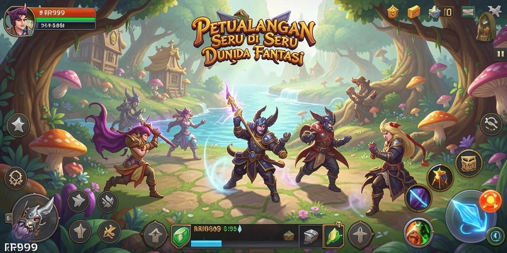 Screenshot gameplay RR999 menampilkan petualangan seru dan tantangan mendebarkan.