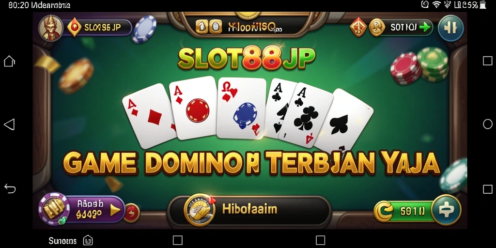 Screenshot utama SLOT88JP menampilkan gameplay seru Domino.